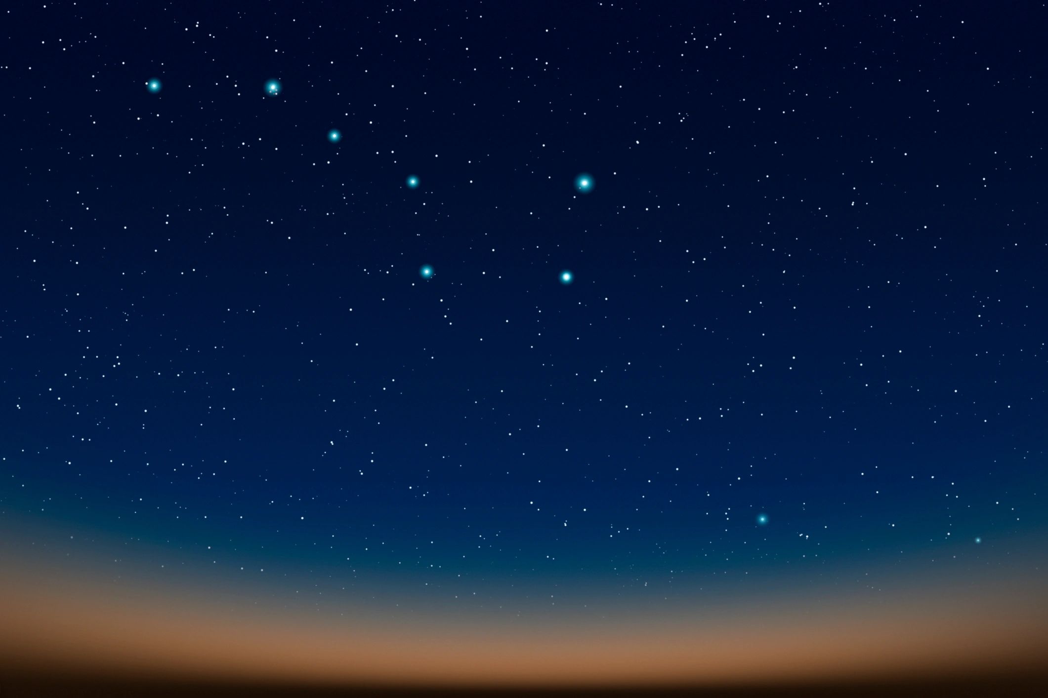 Constellation stars representing foundational astrology study
